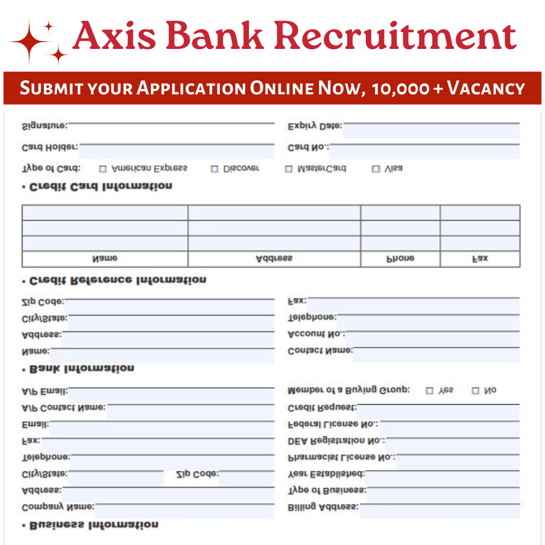 Axis Bank Recruitment – Officer Staff, Clerk & other posts