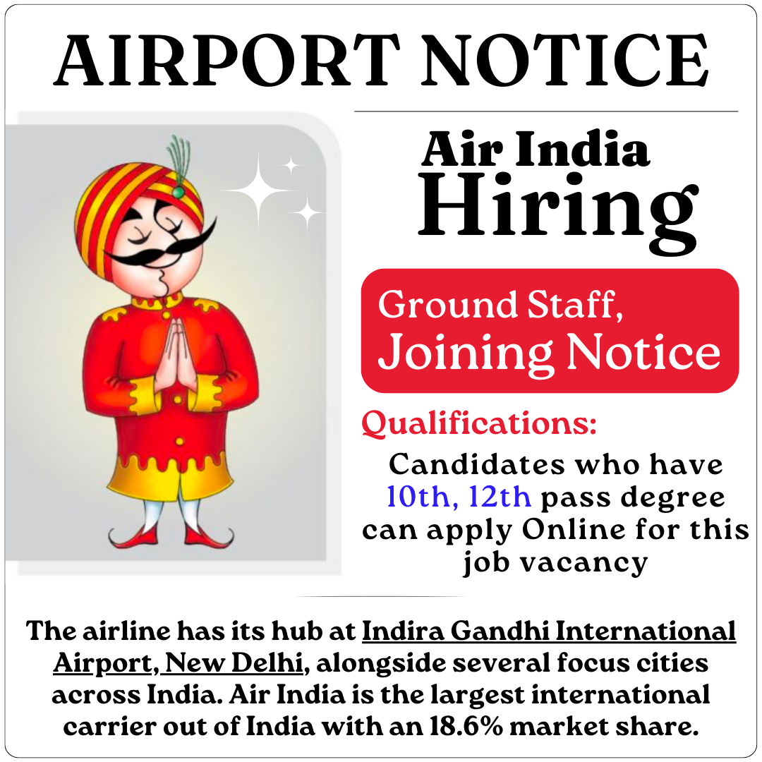Air India Recruitment 2022 – Check Various Details to Apply 