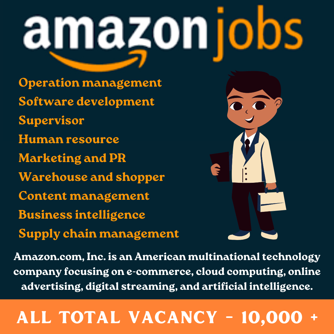 Amazon Career – Apply for Various Posts